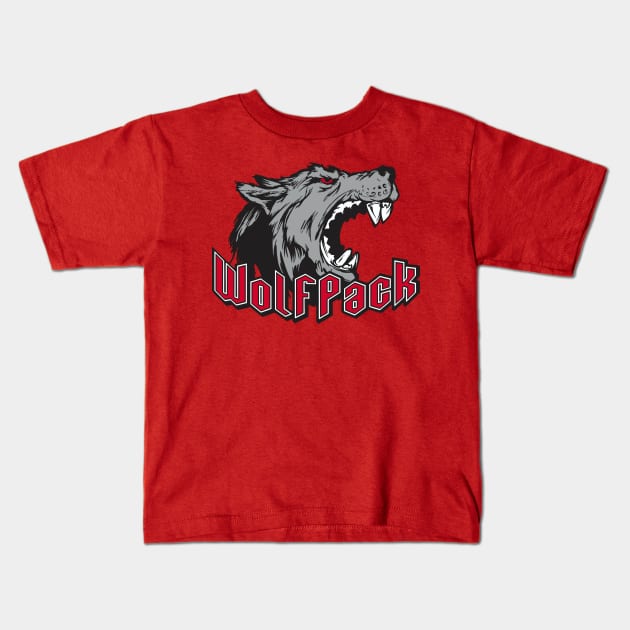 Wolf Pack, Kids T-Shirt by DavesTees